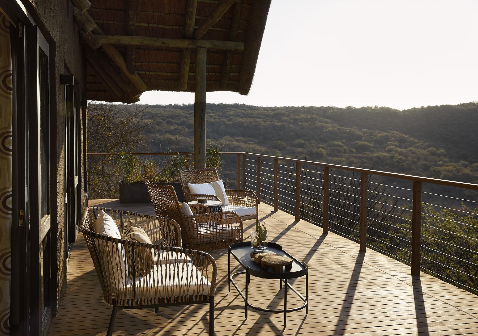 Honeymoon suite outside deck