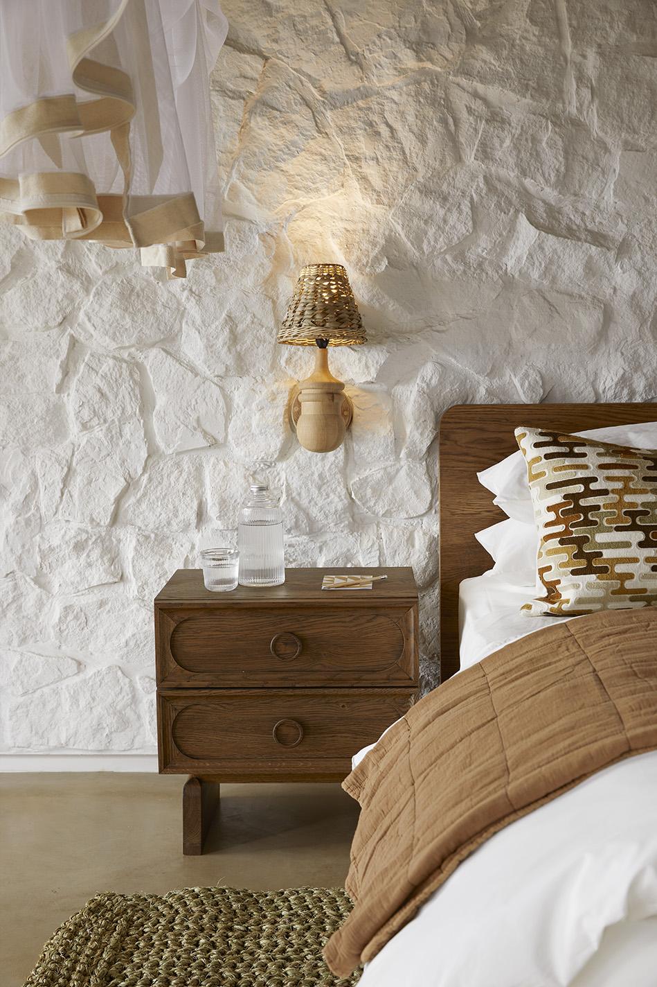 Luxury suite bedside table 