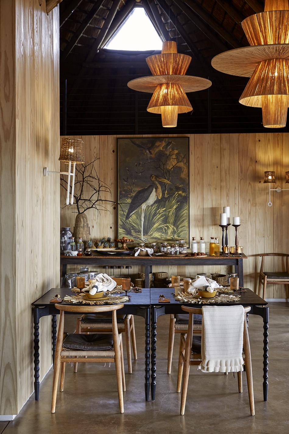 Main lodge interior dinning area